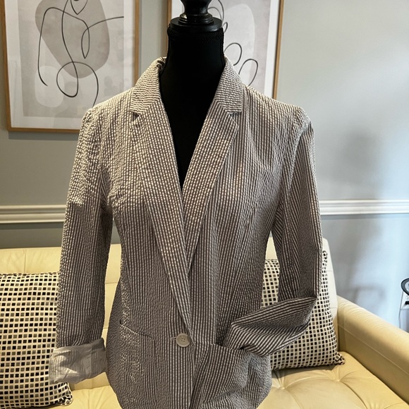 Gap ladies, seersucker jacket - Picture 4 of 6